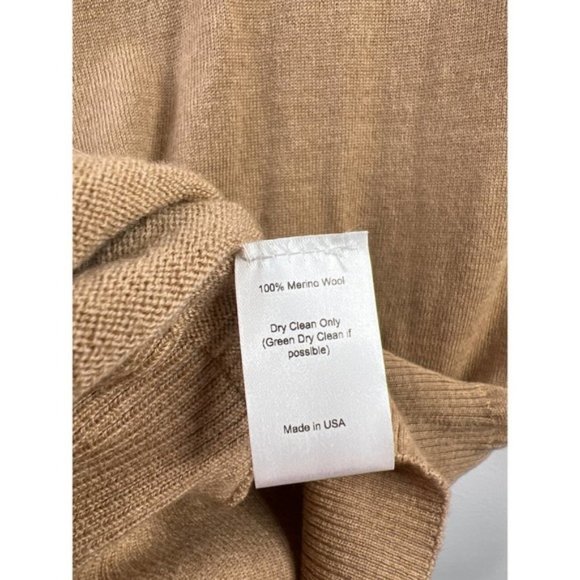 St. Roche Sierra Padded Shoulder Women's Sweater Camel Size: Medium NWOT - Picture 7 of 10